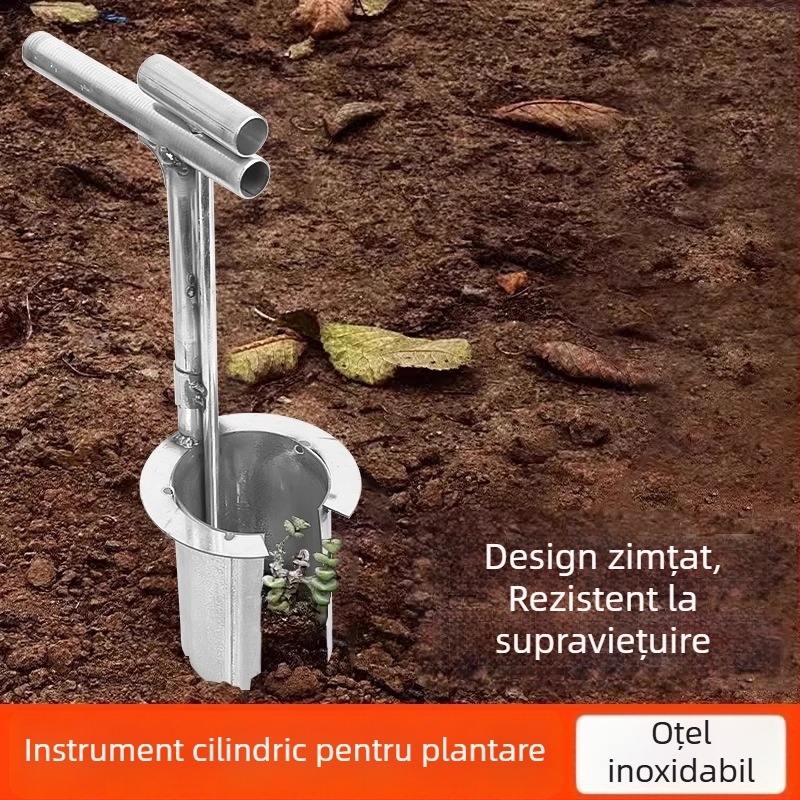 Unealtă de transplantare a răsadurilor pentru legume, perforare găuri, utilizare ușoară
