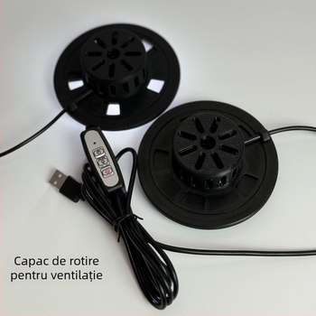 Lumină pentru mușchi de plante - alimentare USB, sticlă eco, proiector pentru micro peisaj pentru acvarii și plante acvatice