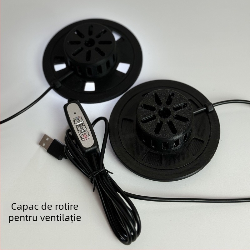 Lumină pentru mușchi de plante - alimentare USB, sticlă eco, proiector pentru micro peisaj pentru acvarii și plante acvatice