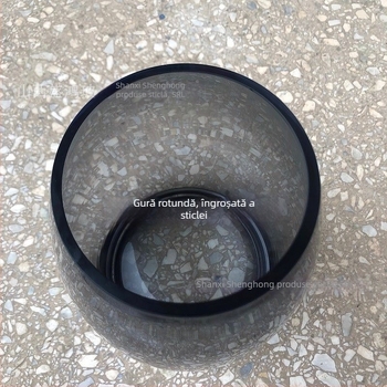 Vază din sticlă obișnuită, stil simplu, pentru recipient ecologic de micro-peisaj și decor hidroponic