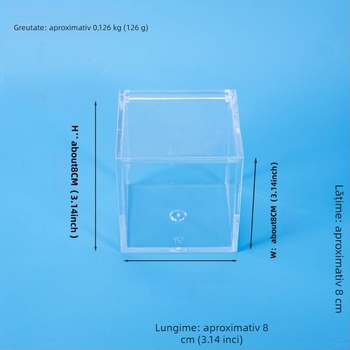 Sticluță acrilică cu peisaj mini cu mușchi — ornament de birou DIY, cadou gata de a fi oferit Hi Woof Meow