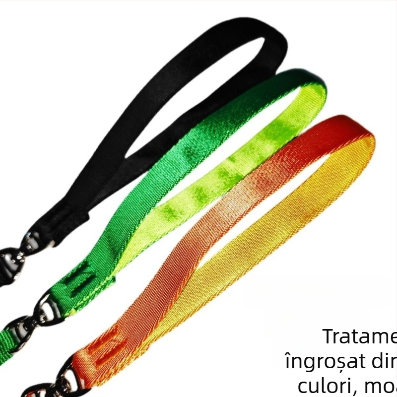 Lesă de dresaj pentru câini – universală, design anti-ingestie, din poliester, pentru toate mărimile câinilor