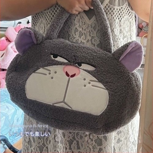 Geantă Tote pentru animale de companie cu design desen animat — material textil, fără licență IP, fără import