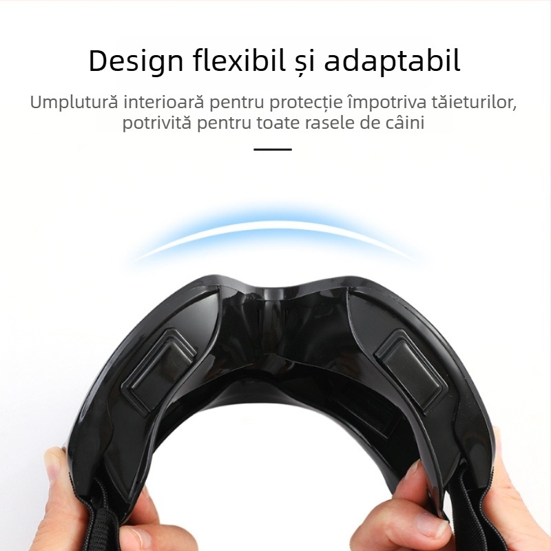 Ochelari pentru câini – impermeabili, rezistenți la vânt și protecție UV; material: poliester; stil: relaxat; pentru câini de uz general.