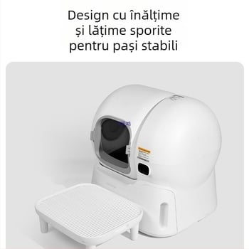 Pedal inteligent de control al nisipului pentru toaletă de pisici, PVC, Xiangrun, compatibil cu 106 cutie de nisip inteligentă pentru pisici, anti-stropire