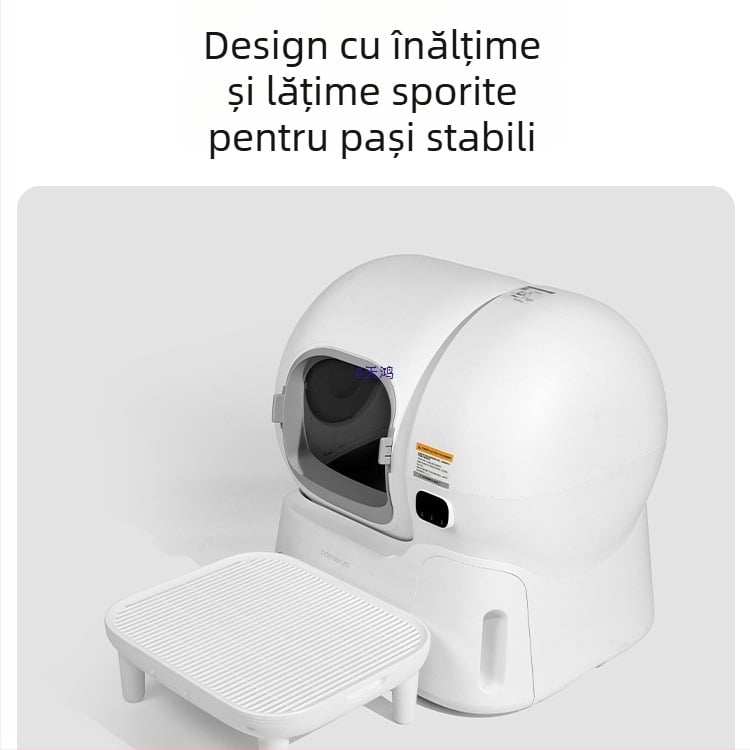 Pedal inteligent de control al nisipului pentru toaletă de pisici, PVC, Xiangrun, compatibil cu 106 cutie de nisip inteligentă pentru pisici, anti-stropire