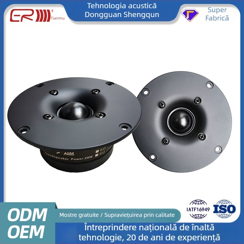 Prosperity HiFi tweeter cu con din hârtie unic, magnet intern, pentru amplificarea sunetului