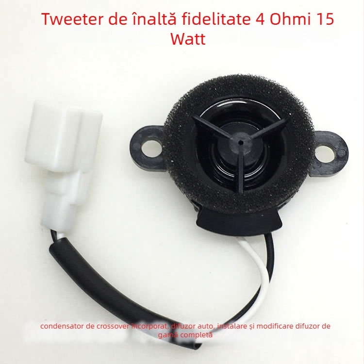 Tweeter auto cu condensator crossover încorporat pentru upgrade difuzor full-range