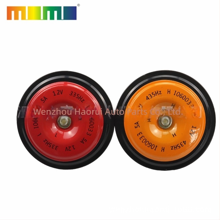 Claxon auto electric, tip vas, HR-3136, 12V/24V, 15W, 8Ω, 115dB