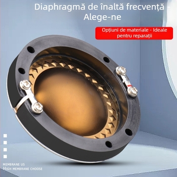Difuzor driver cu cadru rotund și membrană — 44 nuclee, bobină de înaltă frecvență 44.4, putere mare, pentru echipamente audio mari