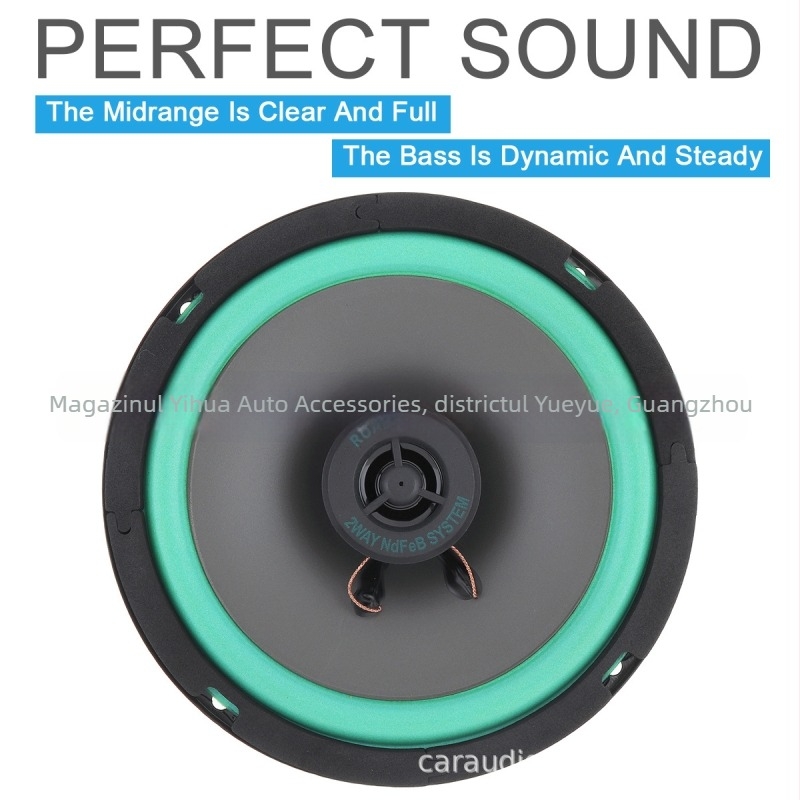 Difuzor auto coaxial 602, 12V, 4 Ω, 300 W, răspuns în frecvență 25–65 Hz