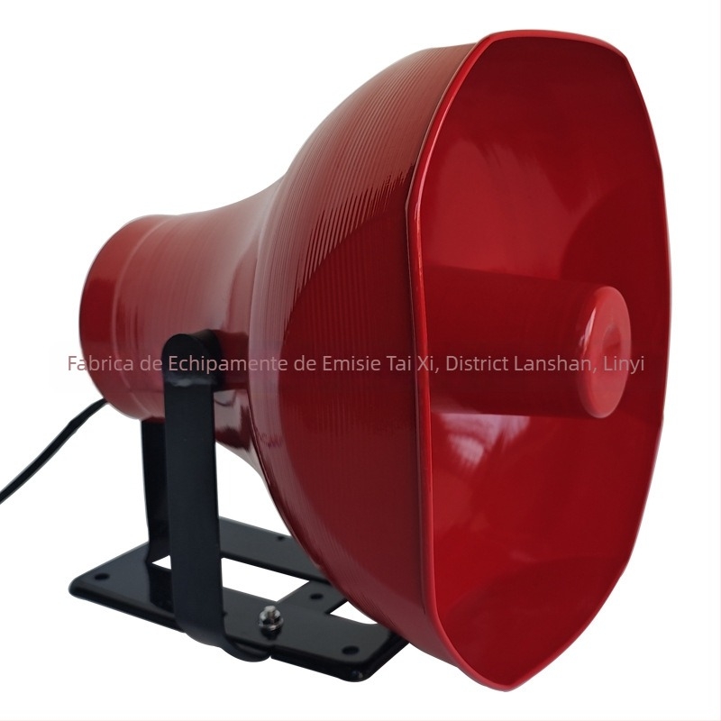 Difuzor tip corn 50W pentru publicitate, corn integrat, diafragmă de hârtie, magnet intern, direcție unidirețională