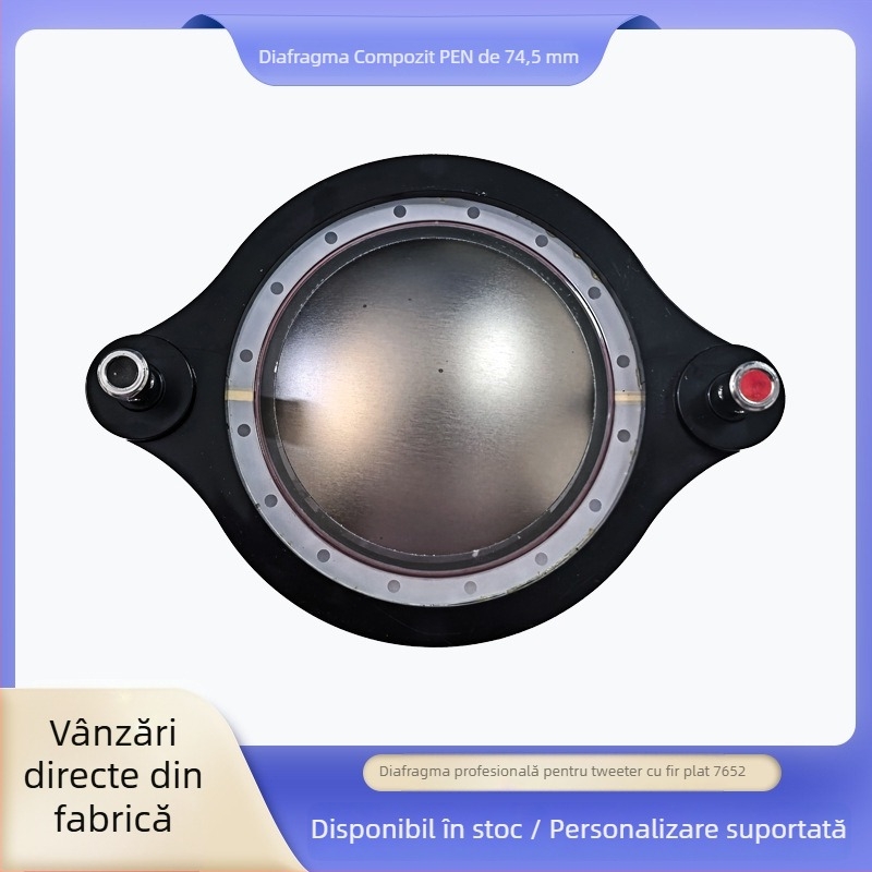 Diafragma tweeter coaxial compozit pentru difuzor - membrană polimeră, tweeter cu bobină