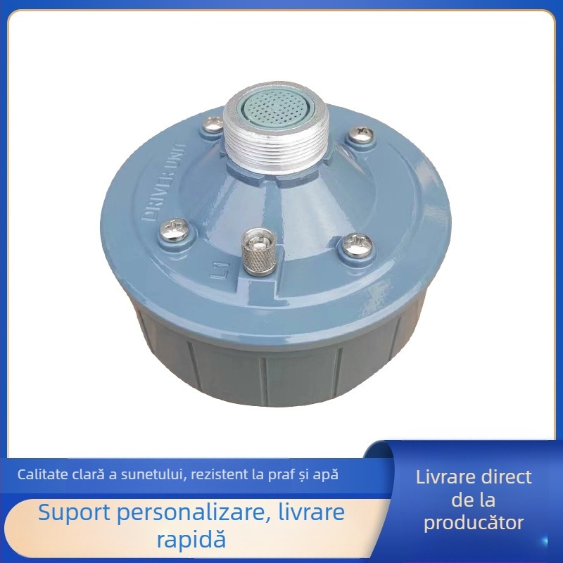 AU-60 driver tweeter pentru hornuri, diafragmă non-papier, circuit magnetic intern, răspuns în frecvenţă 0,2–5,2 kHz, direcţie unidirețional