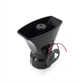 Corn de alarmă fără fir cu patru tonuri, 12V, pentru mașini și motociclete, model KX-5008, 100W, 4Ω, 120–150 dB, telecomandă