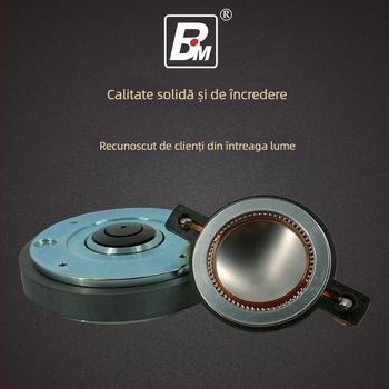 Cap de driver pentru înalte frecvențe cu horn, 44-core, tip cu bobină în mișcare, 1200–20000 Hz, 40 W, 8 Ω
