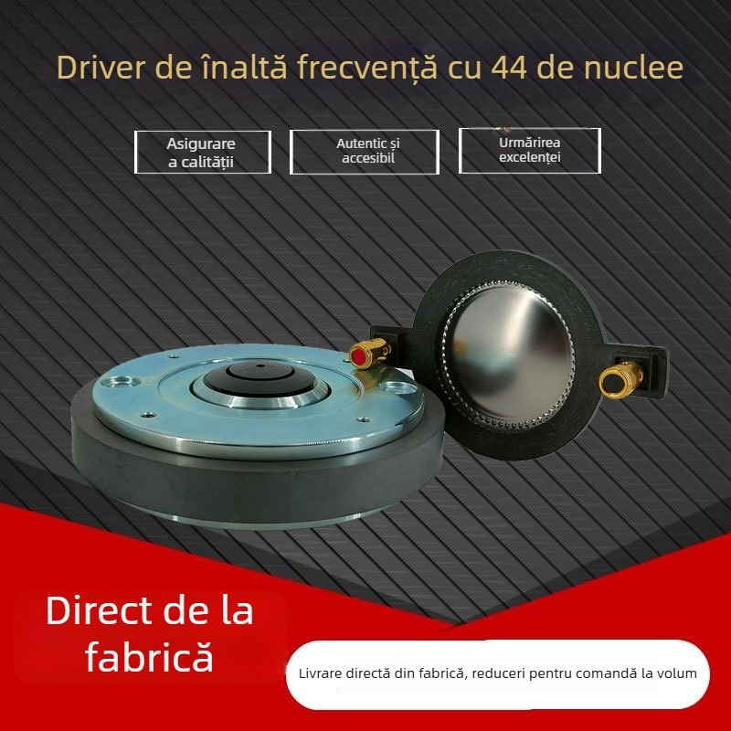 Cap de driver pentru înalte frecvențe cu horn, 44-core, tip cu bobină în mișcare, 1200–20000 Hz, 40 W, 8 Ω