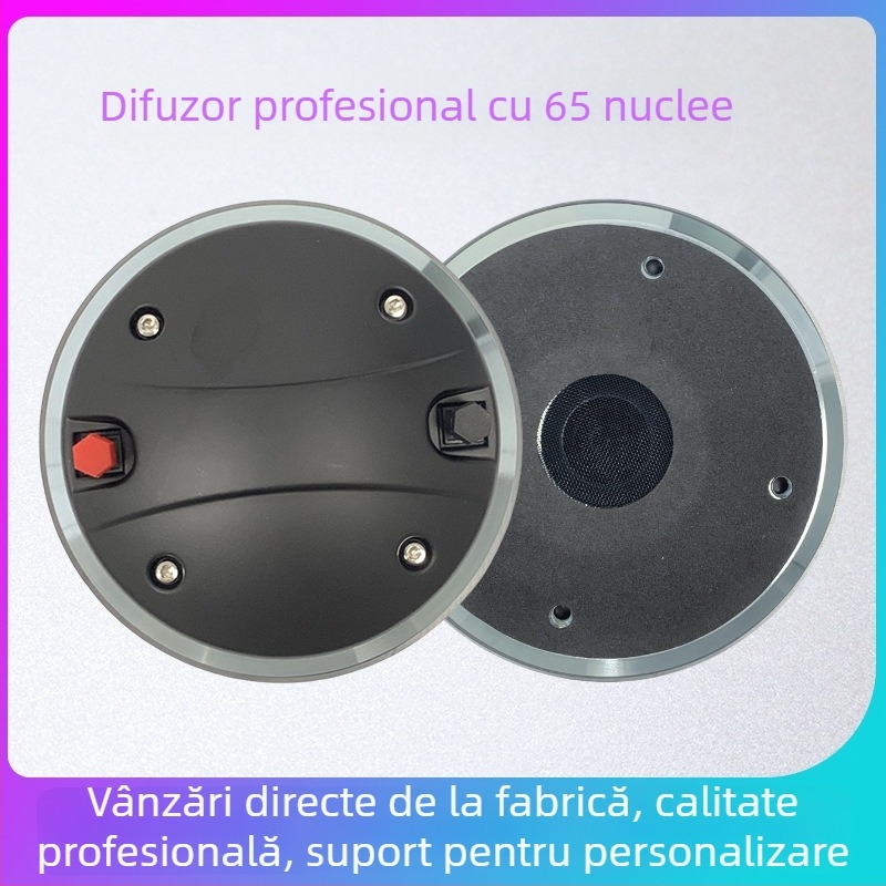 Unitate driver pentru tweeter — magnet ferrit cu 65 nuclee; diafragmă din titan; Compatibil cu toate tipurile de difuzoare