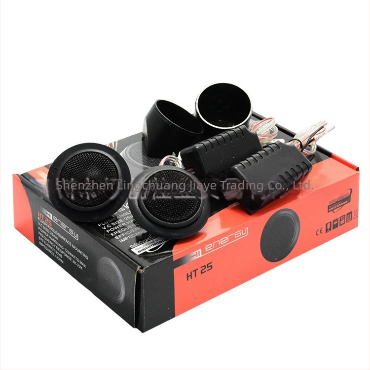 HT25 Difuzor de înaltă frecvență pentru autoturism, rotund, 4 Ω, 30 W, 25–35 kHz, 92 dB