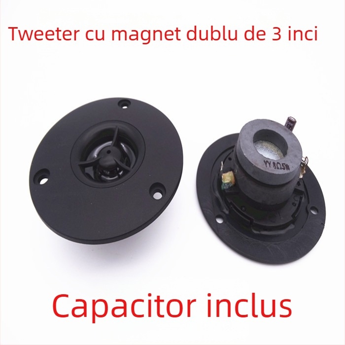 Sistem de difuzoare tweeter cu amplificator și subwoofer