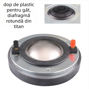 Driver de înaltă frecvență cu magnetism aerospațial, diafragmă din titan pur, circuit magnetic înfășurat pentru frecvențe înalte, pentru sunet profesional, compatibil cu configurație cu un singur sau dublu driver.