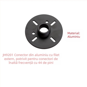 Adaptor pentru difuzor de înalte cu port cu filet extern și cap flanșă, Aluminiu, Model 1#