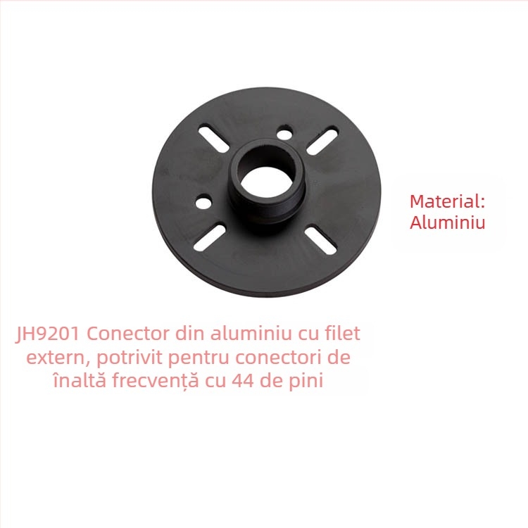 Adaptor pentru difuzor de înalte cu port cu filet extern și cap flanșă, Aluminiu, Model 1#