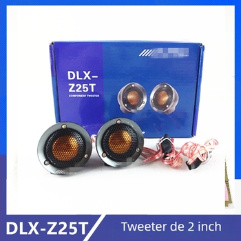 Tweeter auto Dlx-Z25T – 4 Ω, 70 W, 25 Hz–35 kHz, Membrană de mătase