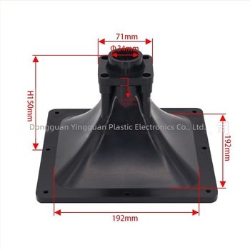 Songact Sh35-3 Horn pătrat din plastic filetat, cu gât 26 și tweeter 34/44