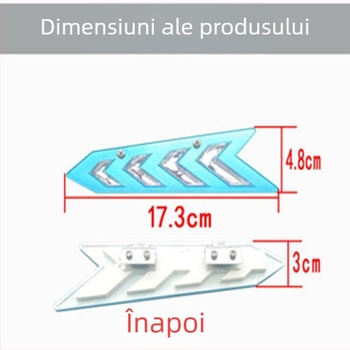 Presor pentru ștergătoare auto, model decorativ 039B, plastic, brand YTY, compatibil cu mașinile