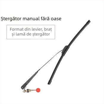 Ansamblu ștergător manual pentru tricicluri electrice și scutere de mobilitate, unghi de ștergere 90°, rază locală, piesa 6008