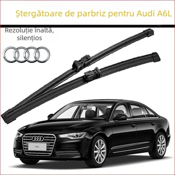 Ștergătoare parbriz frameless originale pentru Audi A6L, față și spate, silențioase