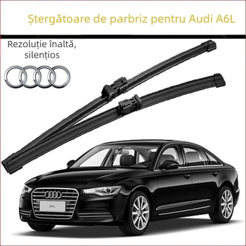 Ștergătoare parbriz frameless originale pentru Audi A6L, față și spate, silențioase