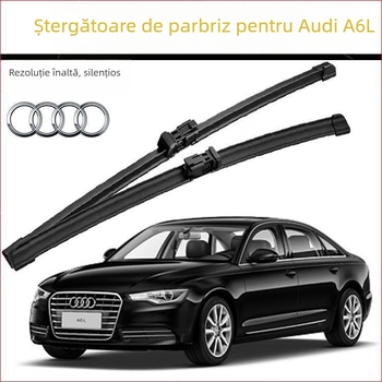 Ștergătoare parbriz frameless originale pentru Audi A6L, față și spate, silențioase