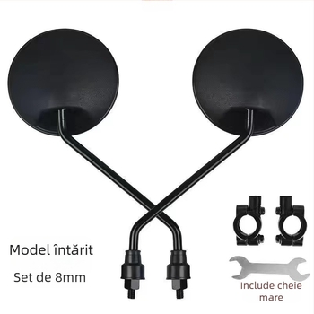 Oglindă retrovizoare pentru vehicule electrice, montaj rapid; Model: 1; Material oglindă: placat cu aluminiu; Compatibil cu modelul de vehicul: 1