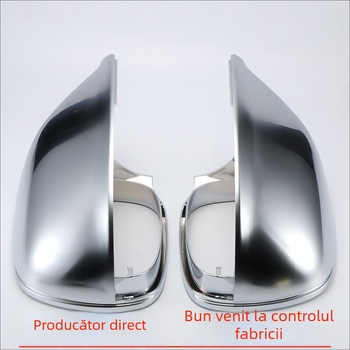 Carcasă oglindă retrovizoare DZYR011 pentru Audi Q5/SQ5/Q7/SQ7, capac ABS, oglindă cromată