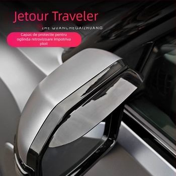 Capac ABS pentru marginea de ploaie a oglinzii retrovizoare pentru Jietu Traveler T2 — unghi reglabil, oglindă retrovizoare, element decorativ