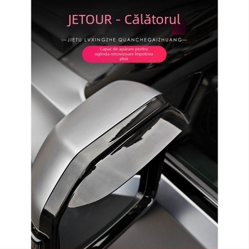 Capac ABS pentru marginea de ploaie a oglinzii retrovizoare pentru Jietu Traveler T2 — unghi reglabil, oglindă retrovizoare, element decorativ