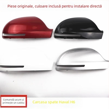 Carcasă oglindă retrovizoare Haval H6 cu lentilă și semnal de viraj | Material PC | Oglindă plată