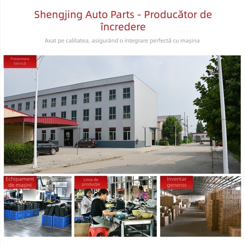 Ansamblu oglindă retrovizoare Auman – oglindă cu două curbe sau plată, sticlă, capac din plastic dur; Compatibil cu Auman, Howo, Shaanxi Automobile, Beiben Hongyan