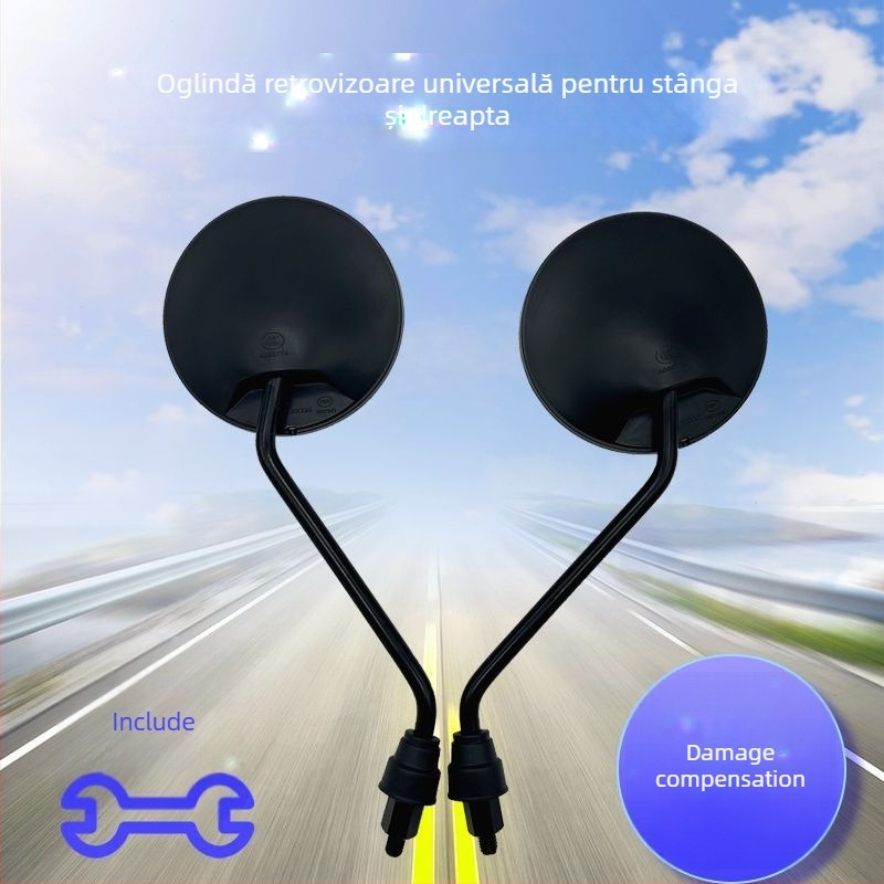 Oglindă retrovizoare pentru Taoling vehicul electric, unghi 8 mm stânga/dreapta, oglindă pentru mers înapoi, suprafață reflexivă