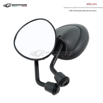 Oglindă retrovizoare pentru motocicletă MTG-274, oglindă plană, sticlă, MOTOTIGER