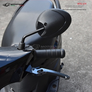 Oglindă retrovizoare pentru motocicletă MTG-274, oglindă plană, sticlă, MOTOTIGER