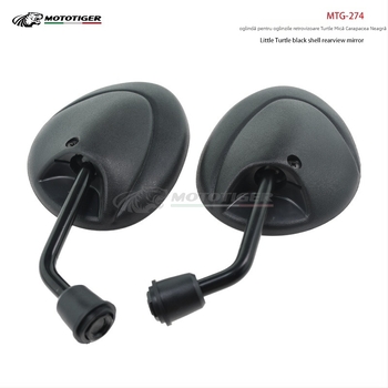 Oglindă retrovizoare pentru motocicletă MTG-274, oglindă plană, sticlă, MOTOTIGER
