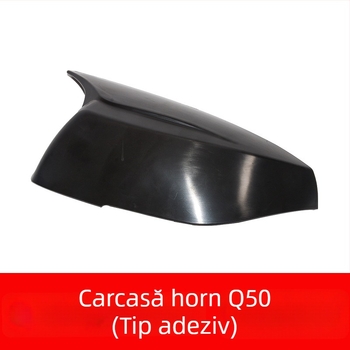 Capac oglindă retrovizoare, cu design corn, pentru Infiniti Q50L, Q60, QX30 – ABS