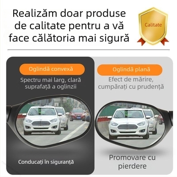 Oglindă retrovizoare pentru vehicul electric, montaj cu eliberare rapidă; suprafață reflectorizantă din aluminiu; compatibilă cu 1 model