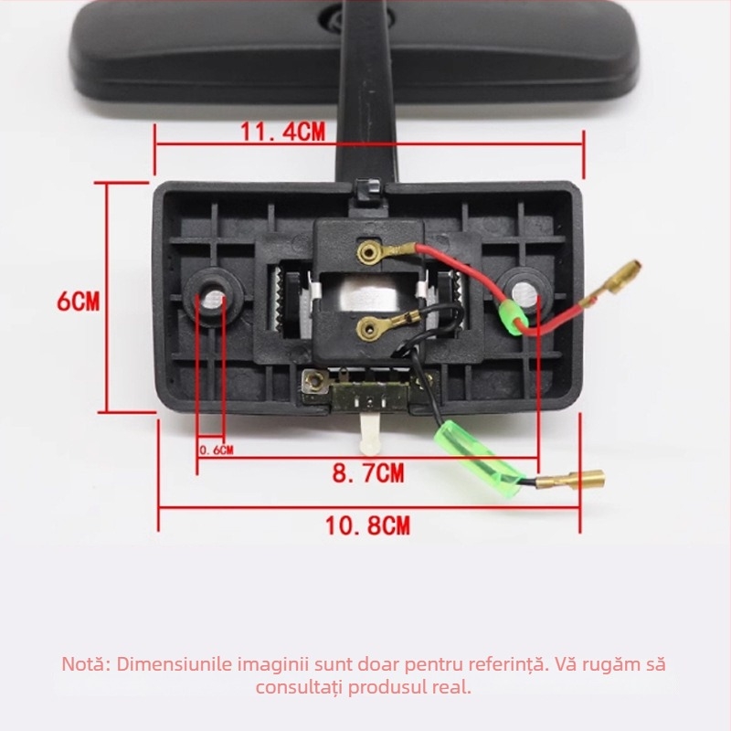 Oglindă interioară retrovizor pentru Isuzu/Jiangling/Shunda/Kairui J116/N900 — Model: 1-00000031-PT; Material oglindă: Alt; Brand: Qian junlian; Modele compatibile: consultați serviciul clienți