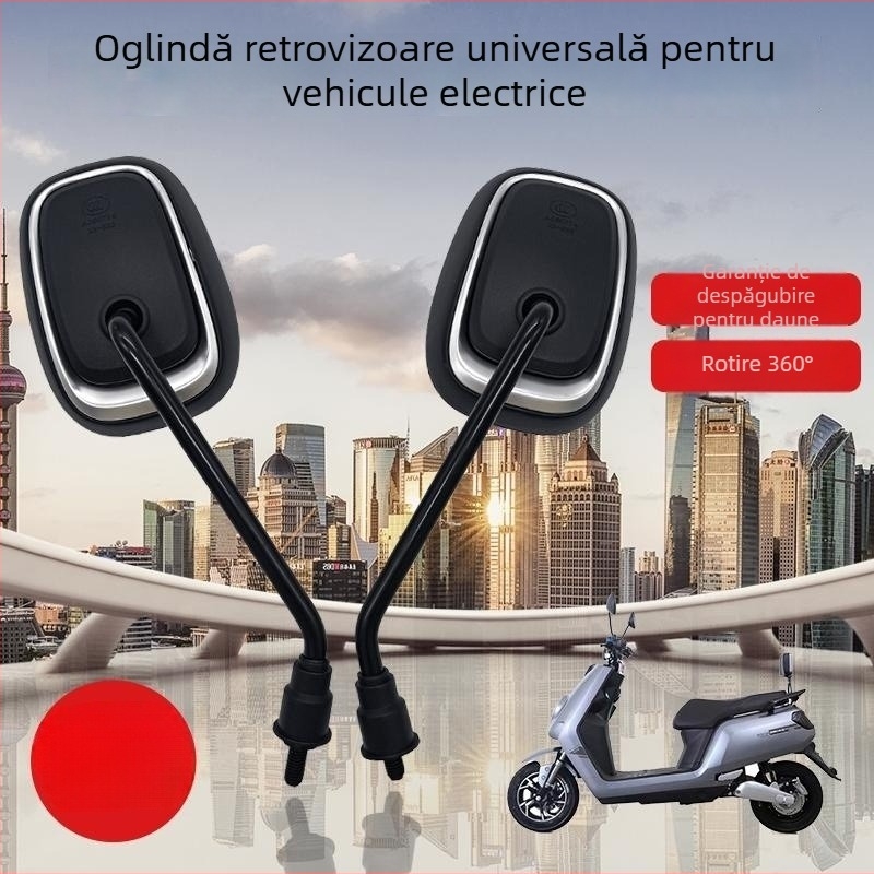 Oglindă retrovizoare universală pentru mașini electrice, model XX-533, oglindă din sticlă