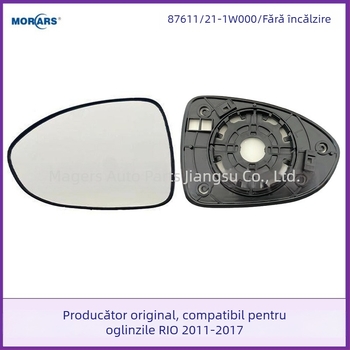 Oglindă retrovizoare auto, modele 87611-1W000 și 87621-1W000; oglindă plană; din sticlă; compatibilă cu Kia Rio 2011-2017.