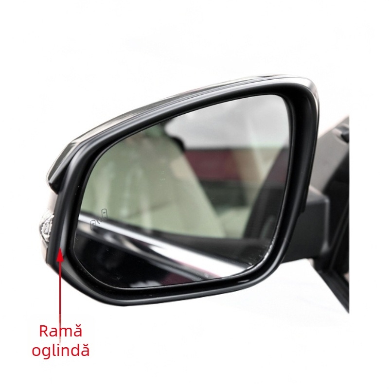 Ramă oglindă retrovizoare pentru Toyota Highlander 2015-2021 – oglindă sferică, cadru ABS, oglindă din sticlă, 12V